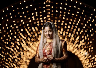 Mohamed Najih and Fahima Parveen's wedding photography in Bangalore – elegant and heartfelt moments captured by Starlume Studios