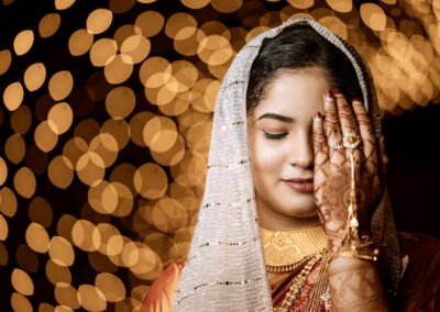 Mohamed Najih and Fahima Parveen's wedding photography in Bangalore – elegant and heartfelt moments captured by Starlume Studios