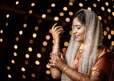 Mohamed Najih and Fahima Parveen's wedding photography in Bangalore – elegant and heartfelt moments captured by Starlume Studios